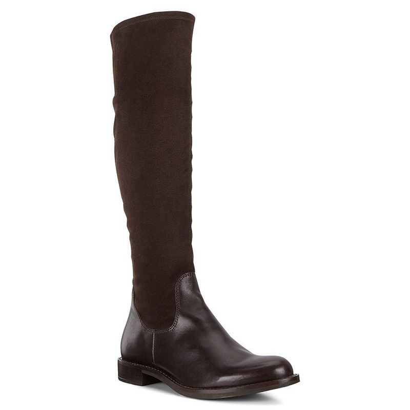 Botas A Media Pierna Ecco Sartorelle 25 Para Mujer,Marrones,962183-TZN